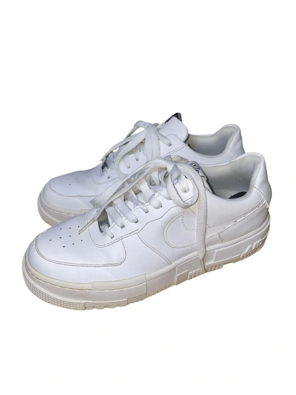 Nike Air Force 1 Low Pixel Triple White Women's Size 8 (CK6649-100)
